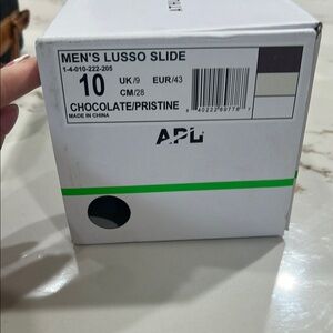 APL Men's Lusso Slide in Chocolate Pristine